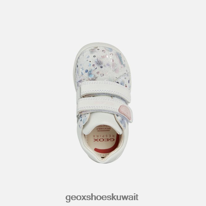 Geox BLL84T1585 Macchia Baby Girl White