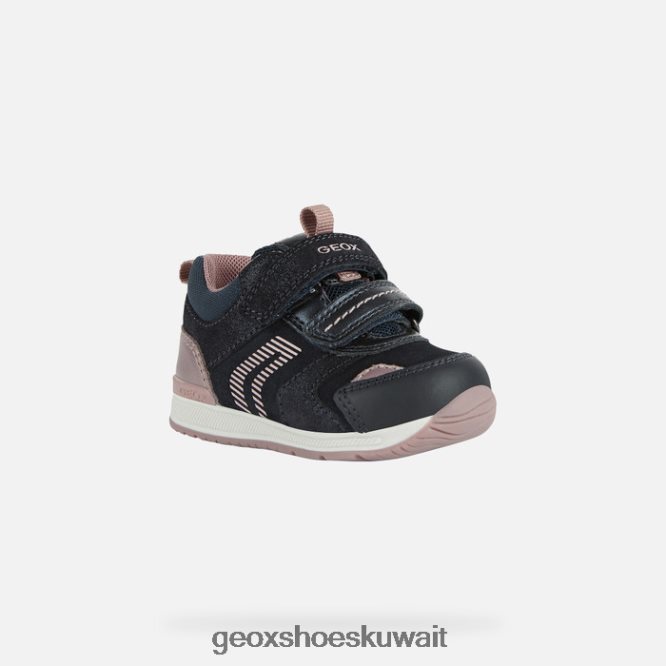 Geox BLL84T1606 Rishon Baby Girl Navy/Pink