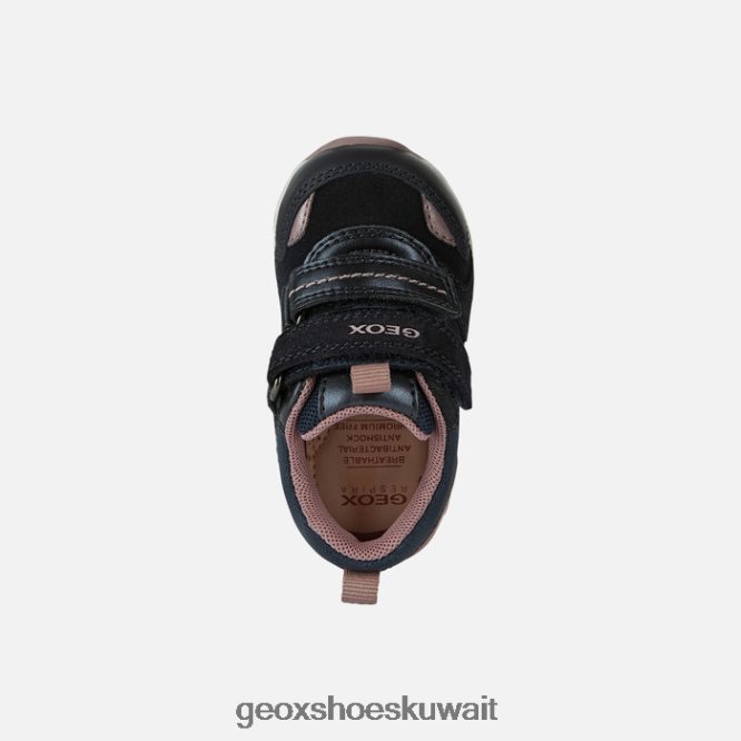 Geox BLL84T1606 Rishon Baby Girl Navy/Pink