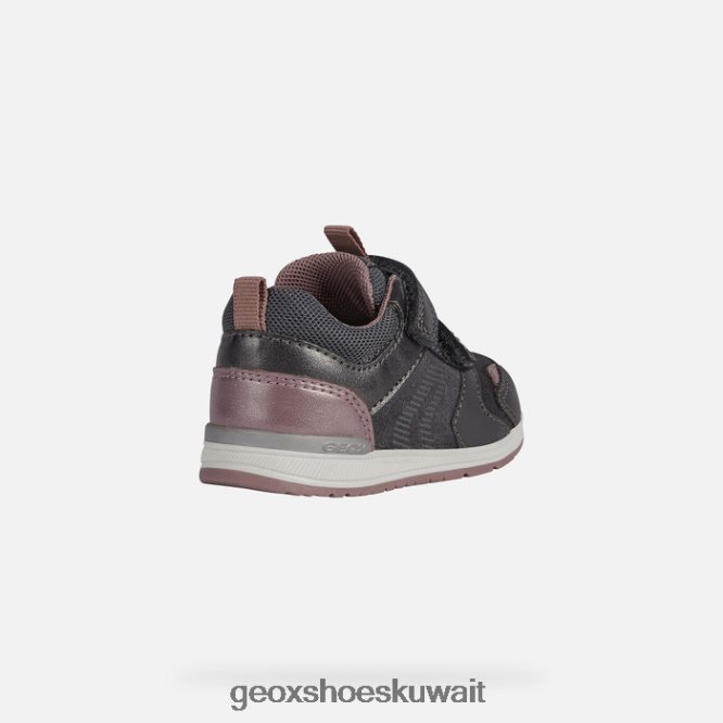 Geox BLL84T1614 Rishon Baby Girl Dark Grey/Pink