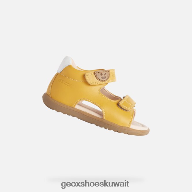 Geox BLL84T1616 Sandal Macchia Baby Ochre Yellow