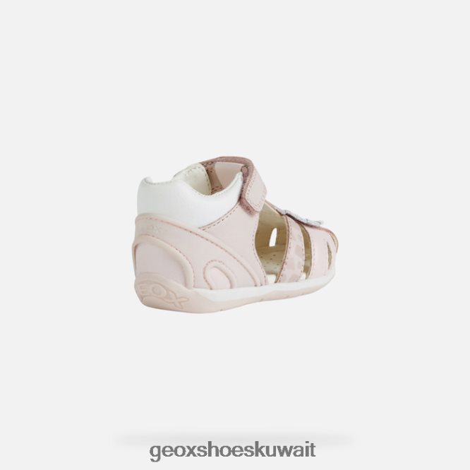 Geox BLL84T1630 Each Baby Girl Light Rose/White