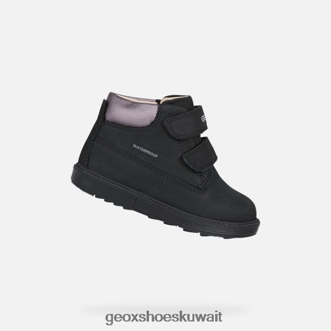 Geox BLL84T1423 Hynde Baby Black/Dk Pink