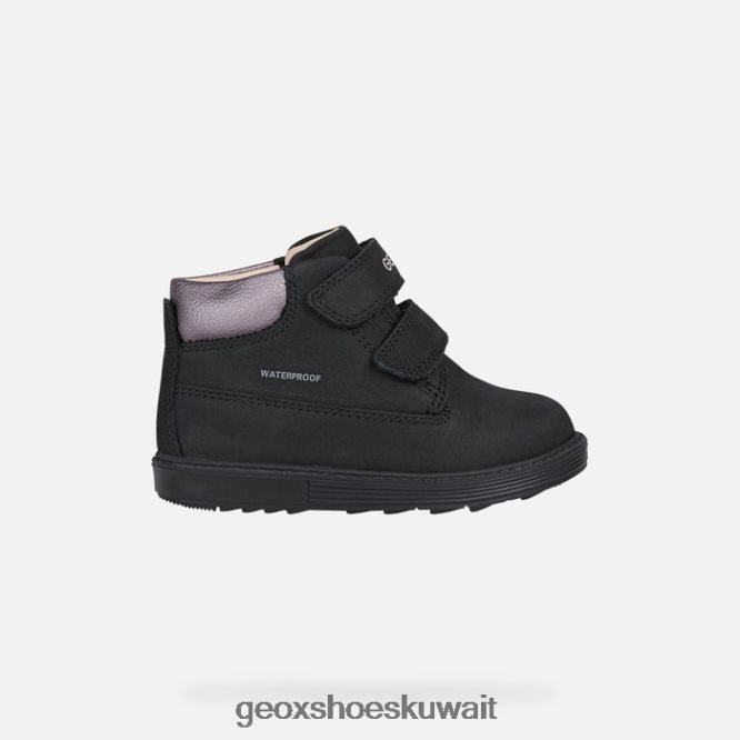 Geox BLL84T1423 Hynde Baby Black/Dk Pink