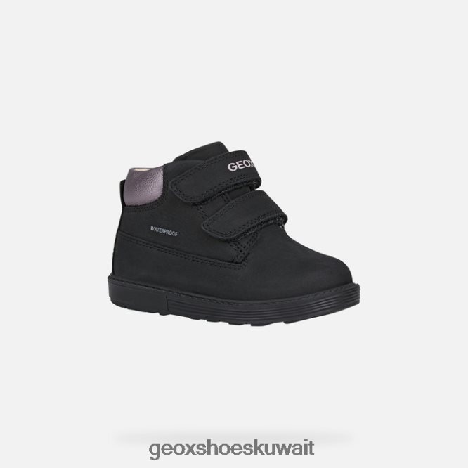 Geox BLL84T1423 Hynde Baby Black/Dk Pink