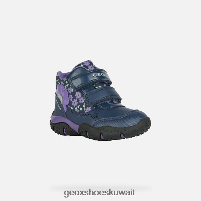 Geox BLL84T1481 Baltic Abx Toddler Navy/Purple