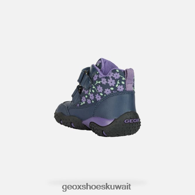 Geox BLL84T1481 Baltic Abx Toddler Navy/Purple