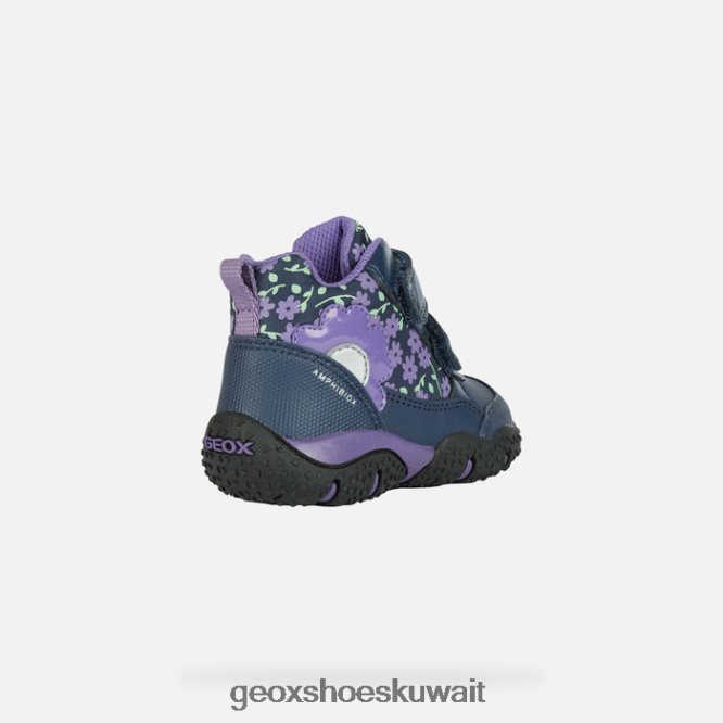 Geox BLL84T1481 Baltic Abx Toddler Navy/Purple