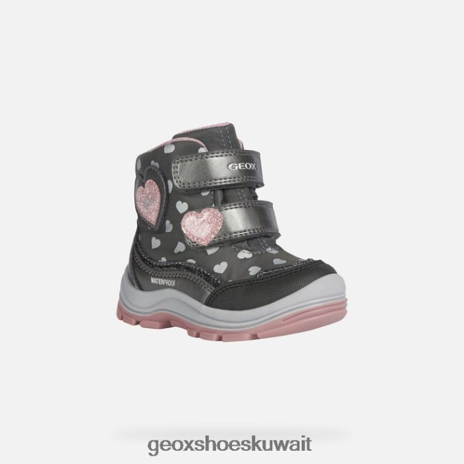 Geox BLL84T1490 Flanfil Abx Toddler Dark Grey/Pink