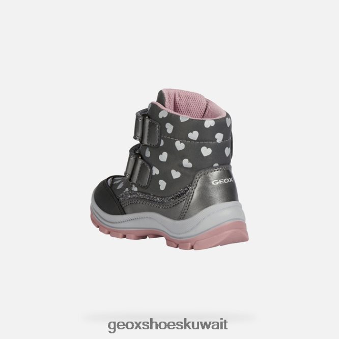 Geox BLL84T1490 Flanfil Abx Toddler Dark Grey/Pink