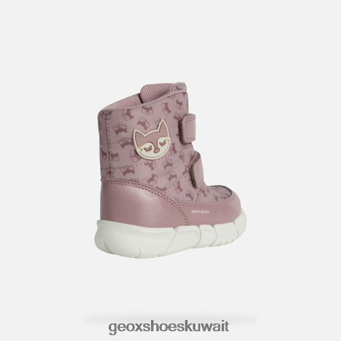 Geox BLL84T1573 Flexyper Abx Baby Dark Rose