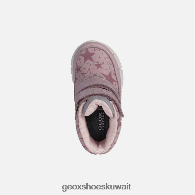 Geox BLL84T1654 Flexyper Abx Toddler Dk Rose/Gray