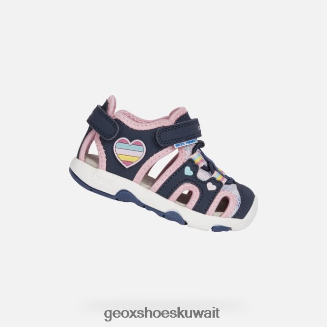 Geox BLL84T1468 Sandal Multy Toddler Navy/Multicolor