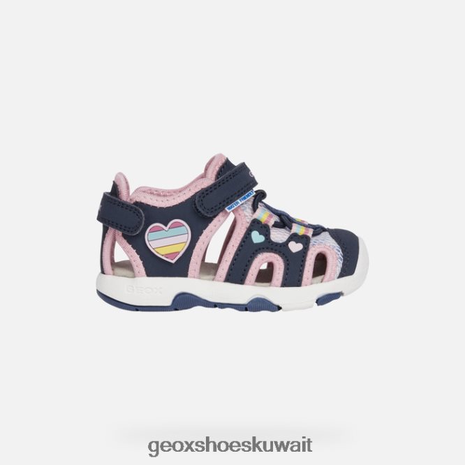 Geox BLL84T1468 Sandal Multy Toddler Navy/Multicolor
