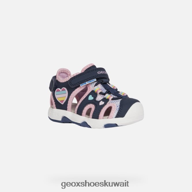 Geox BLL84T1468 Sandal Multy Toddler Navy/Multicolor