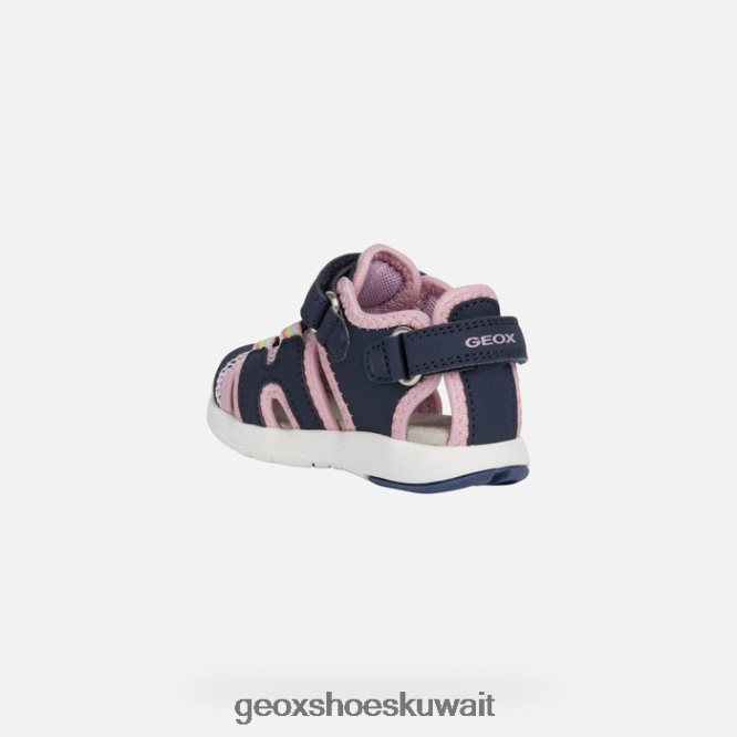 Geox BLL84T1468 Sandal Multy Toddler Navy/Multicolor