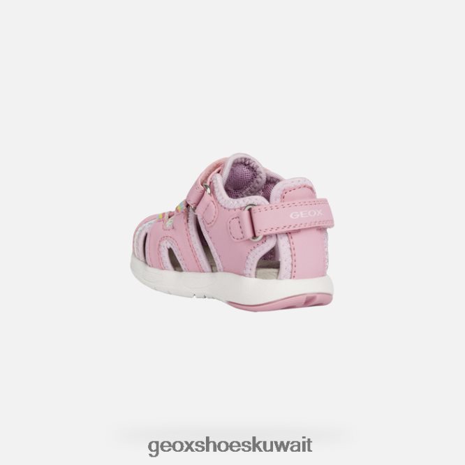 Geox BLL84T1469 Sandal Multy Toddler Pink/Multicolor
