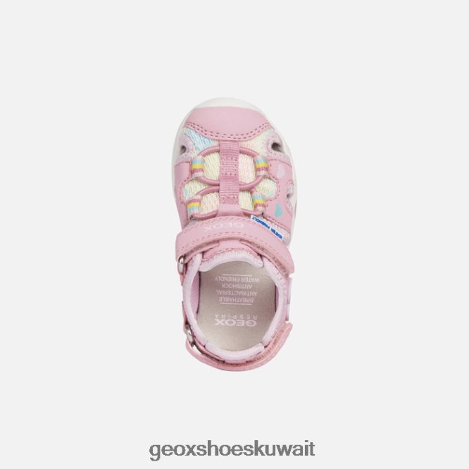 Geox BLL84T1469 Sandal Multy Toddler Pink/Multicolor