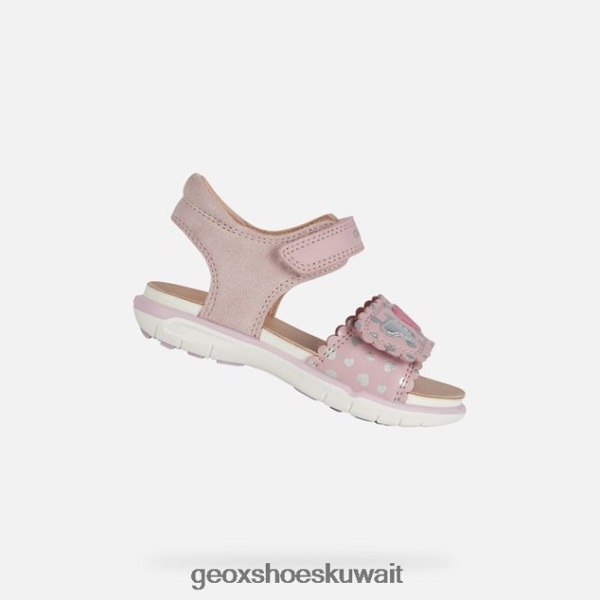 Geox BLL84T1521 Sandal Delhi Toddler Rose/Silver