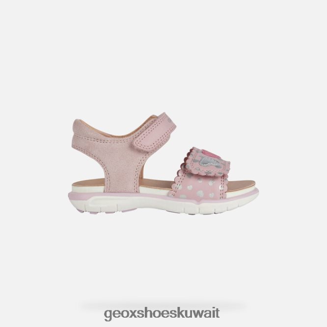 Geox BLL84T1521 Sandal Delhi Toddler Rose/Silver