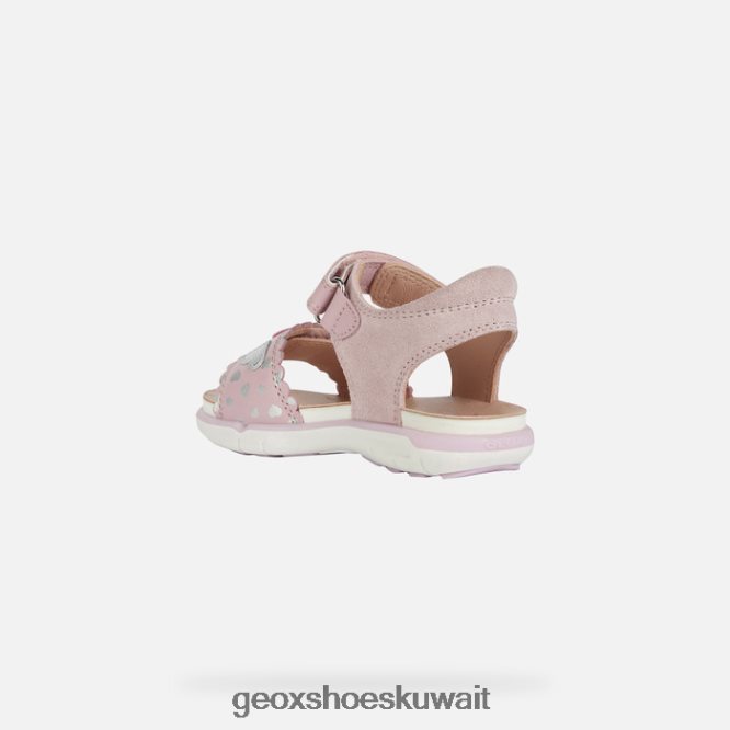 Geox BLL84T1521 Sandal Delhi Toddler Rose/Silver