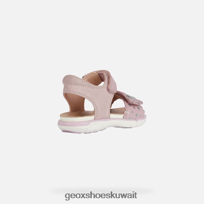 Geox BLL84T1521 Sandal Delhi Toddler Rose/Silver
