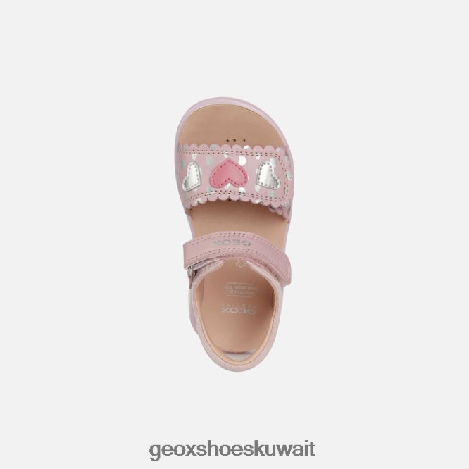Geox BLL84T1521 Sandal Delhi Toddler Rose/Silver