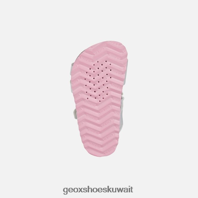 Geox BLL84T1550 Sandal Chalki Toddler Silver/Pink