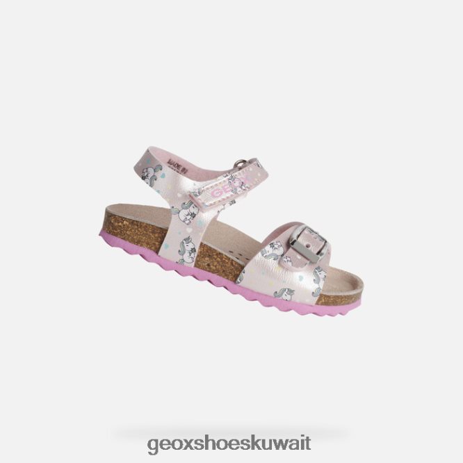 Geox BLL84T1631 Sandal Chalki Toddler Light Pink/Fuchsia