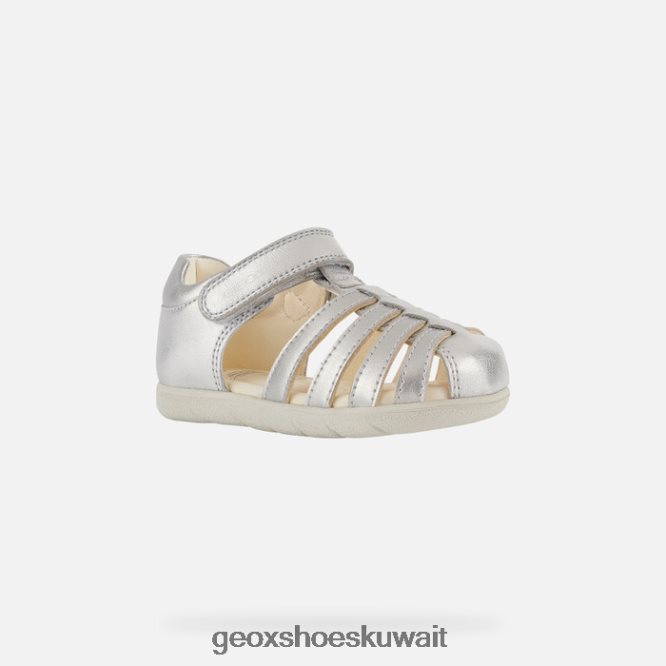 Geox BLL84T2036 Sandal Alul Toddler Silver