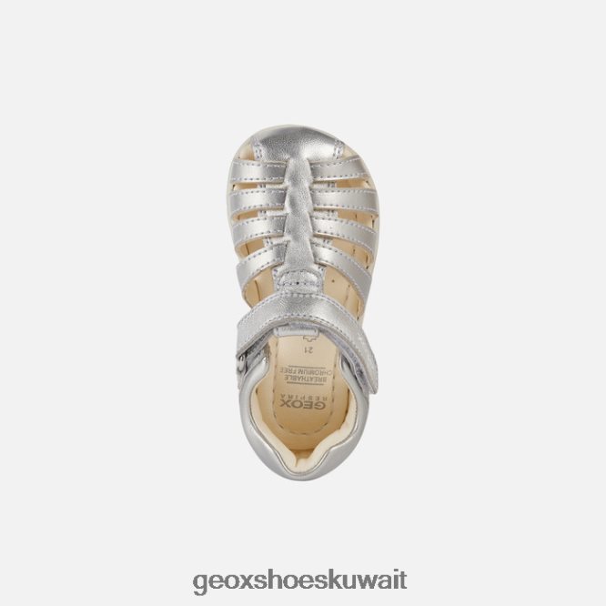 Geox BLL84T2036 Sandal Alul Toddler Silver