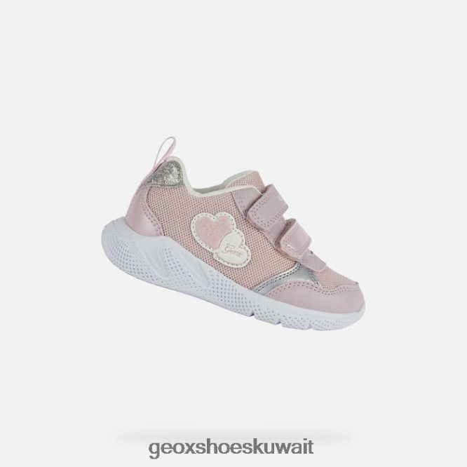 Geox BLL84T1034 Sprintye Toddler Pink/Silver