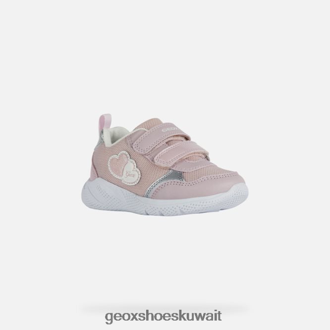 Geox BLL84T1034 Sprintye Toddler Pink/Silver