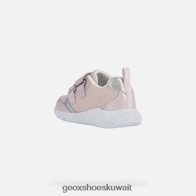 Geox BLL84T1034 Sprintye Toddler Pink/Silver