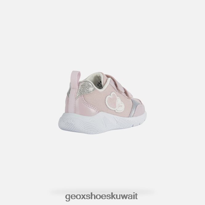 Geox BLL84T1034 Sprintye Toddler Pink/Silver