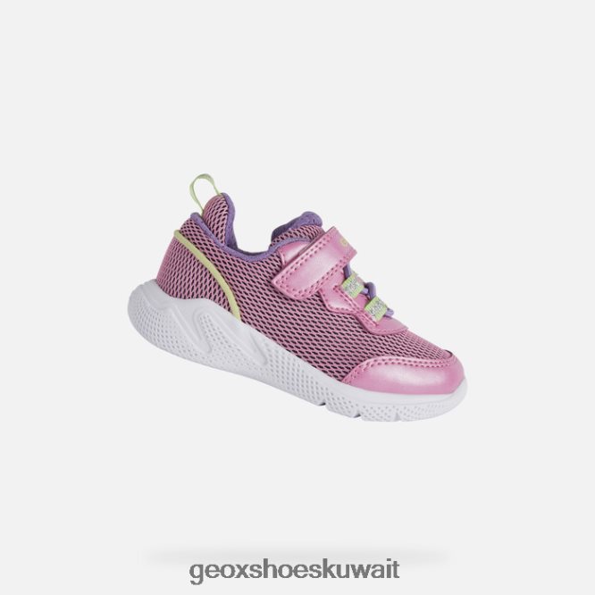 Geox BLL84T1438 Sprintye Baby Fuchsia/Acid Green