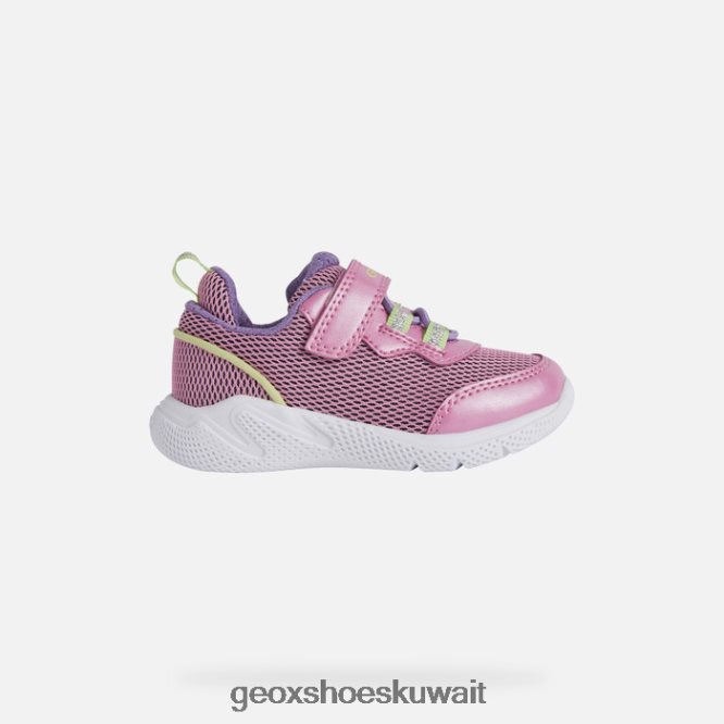 Geox BLL84T1438 Sprintye Baby Fuchsia/Acid Green