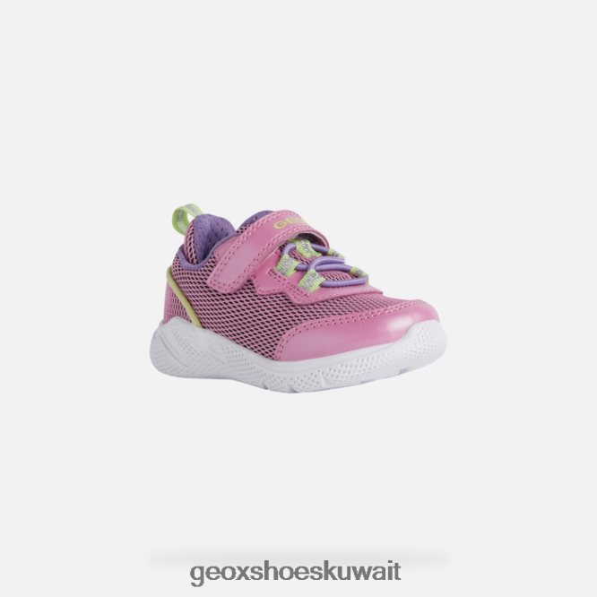 Geox BLL84T1438 Sprintye Baby Fuchsia/Acid Green