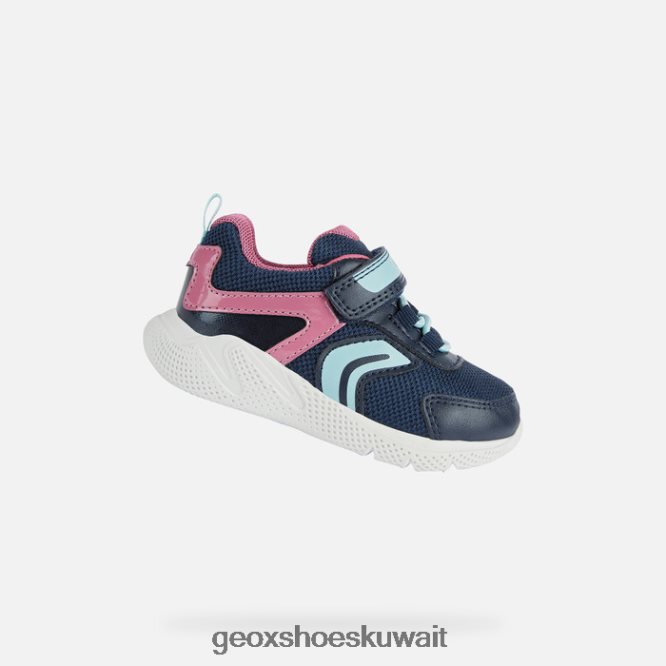 Geox BLL84T1488 Sprintye Toddler Navy/Fuchsia