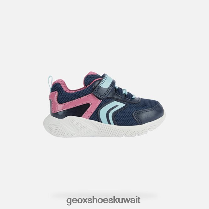 Geox BLL84T1488 Sprintye Toddler Navy/Fuchsia