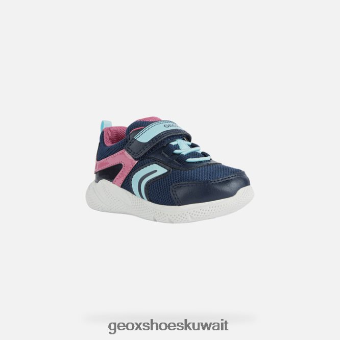 Geox BLL84T1488 Sprintye Toddler Navy/Fuchsia
