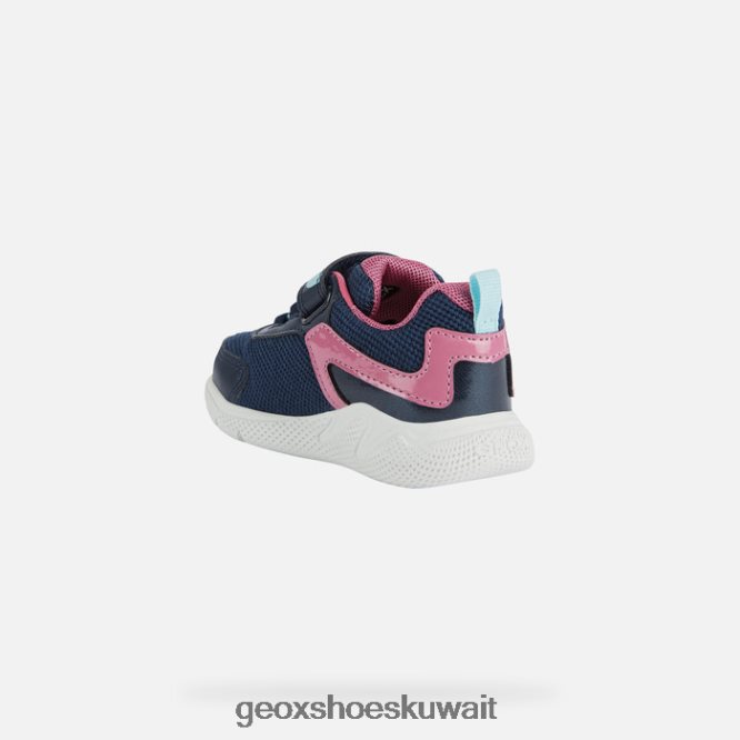 Geox BLL84T1488 Sprintye Toddler Navy/Fuchsia