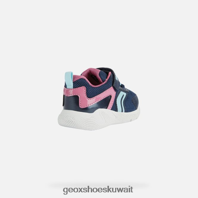 Geox BLL84T1488 Sprintye Toddler Navy/Fuchsia