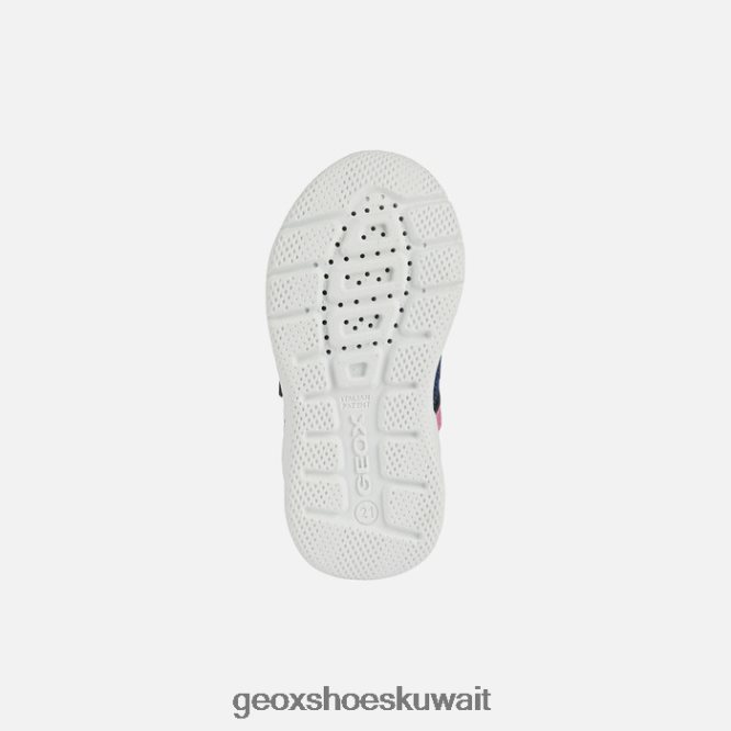Geox BLL84T1488 Sprintye Toddler Navy/Fuchsia