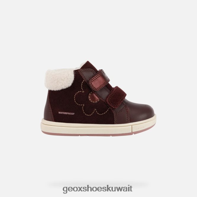Geox BLL84T1529 Trottola Toddler Dark Burgundy