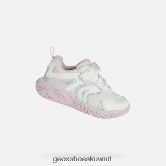 Geox BLL84T1557 Sprintye Baby White/Pink