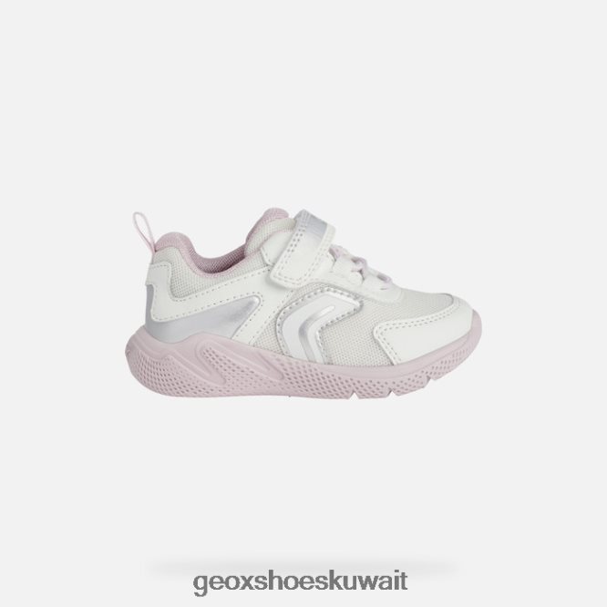 Geox BLL84T1557 Sprintye Baby White/Pink