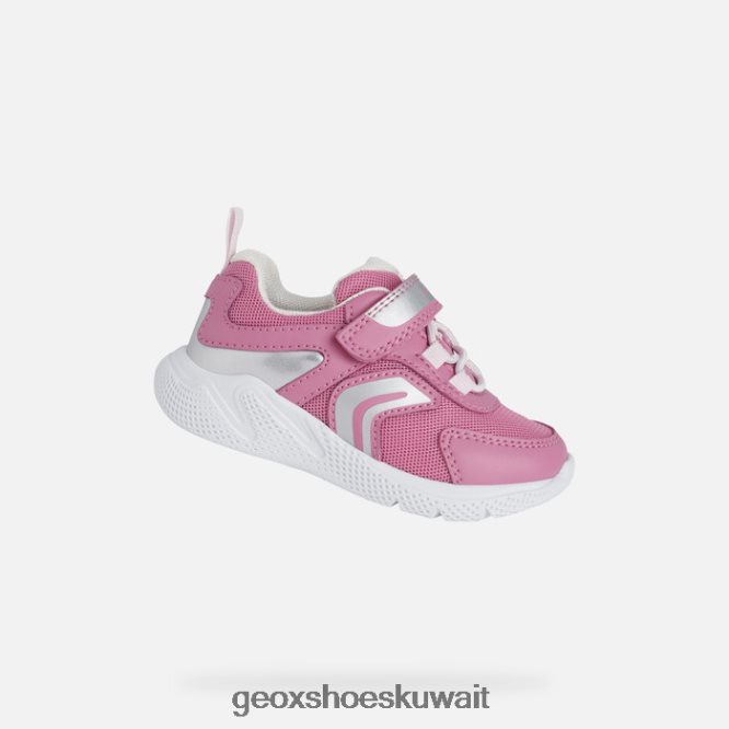 Geox BLL84T1558 Sprintye Baby Fuchsia/Silver