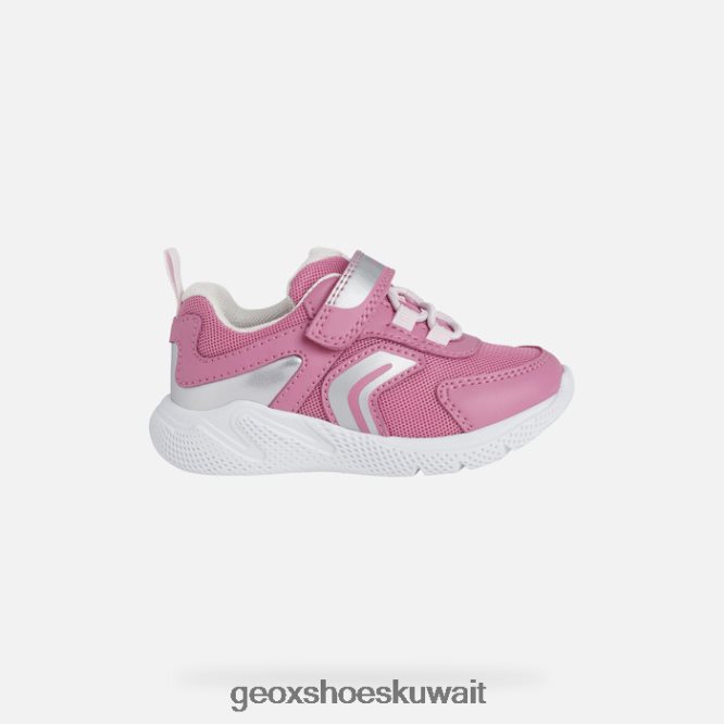 Geox BLL84T1558 Sprintye Baby Fuchsia/Silver