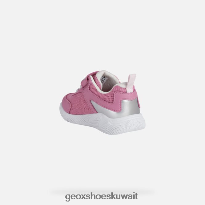 Geox BLL84T1558 Sprintye Baby Fuchsia/Silver